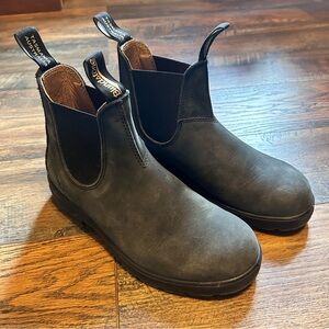 ~*~ Blundstone 587 Chelsea Boot Rustic Black 9.5M ~*~